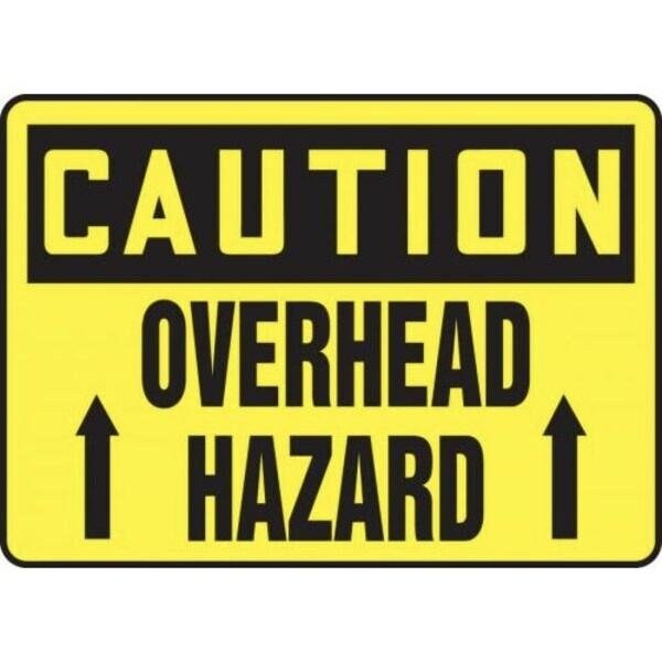 Accuform OSHA CAUTION SAFETY SIGN OVERHEAD MCRT006XV MCRT006XV - main